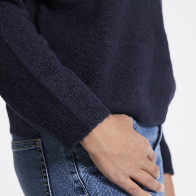 Basic knit sweater "Signe star"